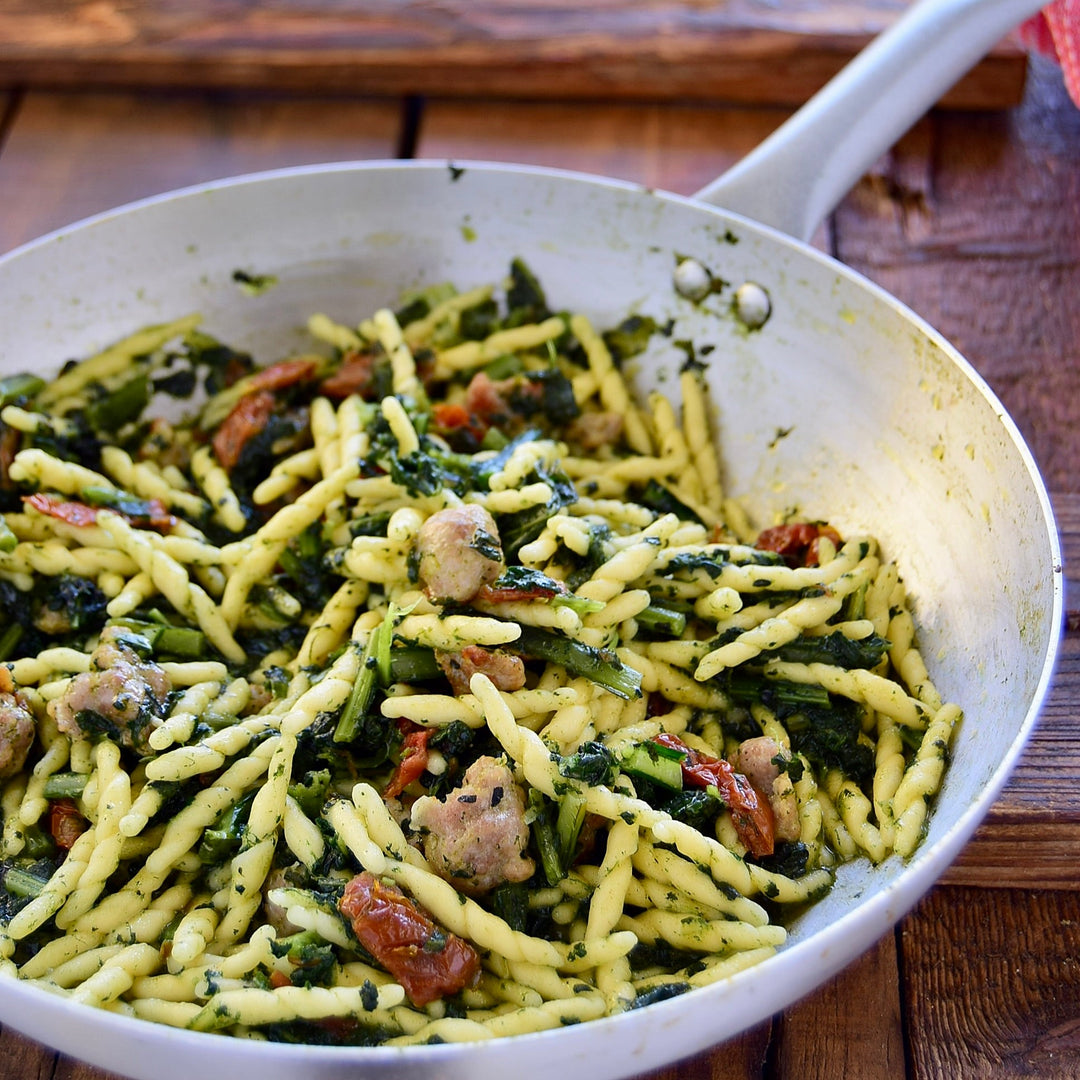 Pincinelle with Sausage and Dandelion: A Rustic Pasta from Italy’s Le Marche