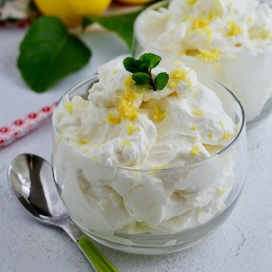 Crema al mascarpone e limone (Lemon-mascarpone cream cups)